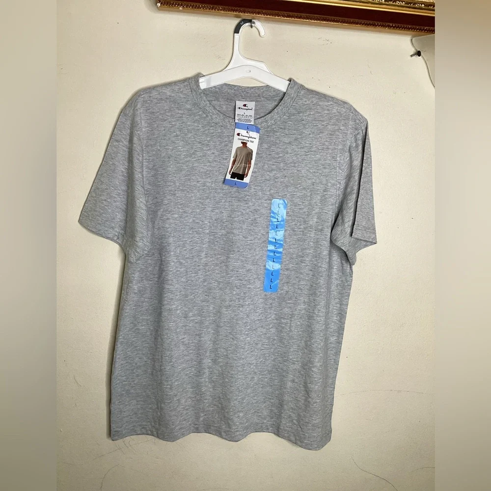 Champion Men's Short Sleeve Tee Length 30 Size L PTP 23 - Picture 2 of 7